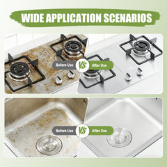 2X Density Magic Sponge Eraser, 20 Pack Multi-Purpose Cleaning Pads for Kitchen, Bathroom, Walls & Dishes, Melamine Sponges for Tough Stains & Grease