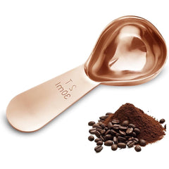 1 Pcs Coffee Scoop, 2 Tablespoon Measuring Spoon for Ground Coffee, Durable Stainless Steel, Easy to Use and Clean(Rose Gold), Send Goods from Local Warehouse