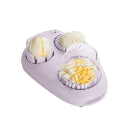 3-In-1 Heavy Duty Egg Slicer, Stainless Steel Dicer, Strawberry Slicer, Kitchen Chopping Tool With 3 Cutting Modes for Strawberry Grape Cherry Banana Butter Mushroom Tomato