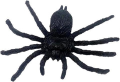 Cooplay 6pcs Fake Big Spiders Black Plastic Mock Reptile Insects Joke Toys Prank Scary Trick Tricky Brains for Halloween Party
