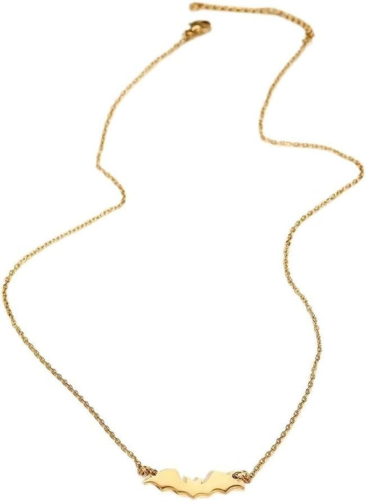 Stainless Steel Head Cute Lock Bone Chain For Women Jewelry Daily Match Birthday Gift 1Pcs