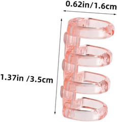 16pcs Adjustable Loose Leaf Binder for Notebook Flexible Multi Binding Coils Convenient for Organizing Pages and Documents for Projects and Study Cards