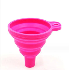 Funnels for Kitchen Use, Food Grade Silicone Collapsible Kitchen Funnel (Green)