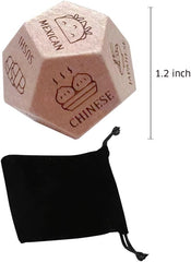 Food Decision Dice Gifts,Date Night Dice Game idea,Anniversary Valentines Day Gifts for Couples,Christmas Birthday Gifts for Husband Wife Boyfriend Girlfriend