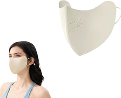 UPF 50+ Sun Protection Face Mask for Women Ice Silk Breathable UV Face Shield Mask Cover for Cycling Hiking Outdoor Sports