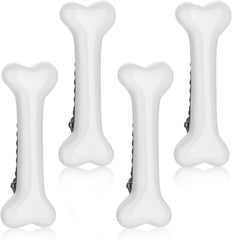 WLLHYF 4 Pieces Halloween Christmas Bone Hair Clip Skull Skeleton HairPins Side Hair Clip Halloween Christmas Cosplay Costume Decorative Hair Pins Clips Accessories Barettes for Women Girls (4PCS)