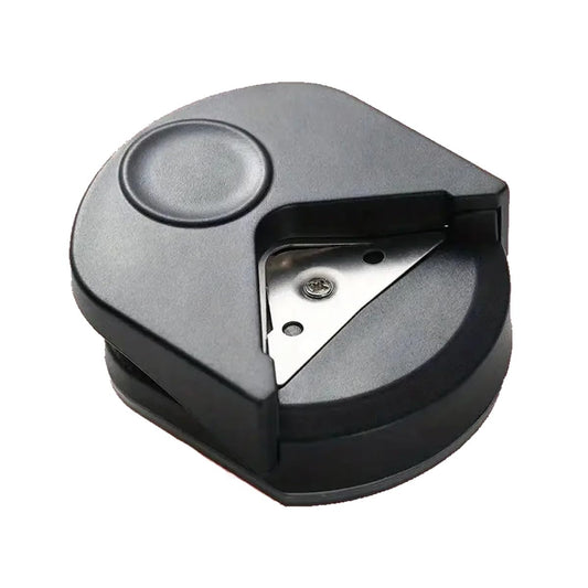 ZAAWUUT Mini Corner Rounder Paper Punch R4 Fillet Cutter,DIY Craft Machine Paper Trimmer Card Photo Corner Cutter, Office School Photo Studio Supplies (Pinkish-Purple)