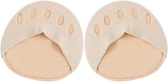 Ice Silk Forefoot Pads Invisible High 5 Fingers Half Toe Insoles