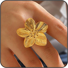 Thumb Rings for Women Chunky Gold Rings for Women Non Tarnish Stainless Steel Adjustable Rings Thumb Silver Ring Wave Curve Ring Dainty Unique Rings