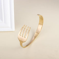 Bysonglezai Bracelet Men'S Bracelets Women Creative Fork Cuff Bracelet For Women Men Fashion Personality Party Three Colors