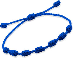 String Bracelet Handmade thread knot adjustable traditional Red