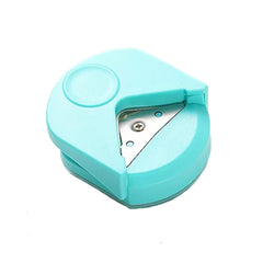 ZAAWUUT Mini Corner Rounder Paper Punch R4 Fillet Cutter,DIY Craft Machine Paper Trimmer Card Photo Corner Cutter, Office School Photo Studio Supplies (Pinkish-Purple)