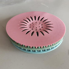 3pcs Sink, Sewer Filter Screen, Bathroom Floor Drain, Water Tank, Anti Clogging Hair Filter(Pink, 3 Pieces)