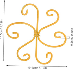 YARNOW Robust Plant Climbing Rack Decorative Flower Support Bracket Metal Stem Holder for Garden Flower Arrangement Vine Clips