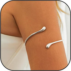 Choistily Arm Cuff Gold Layered Bracelet Adjustable Upper Arm Bangle Jewelry Gifts for Women Boho Halloween Costume Accessories