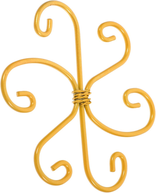 YARNOW Robust Plant Climbing Rack Decorative Flower Support Bracket Metal Stem Holder for Garden Flower Arrangement Vine Clips