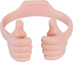 Honsky Cell Phone Stand Holder, Thumbs Up Lazy Phone Stand, Universal Adjustable Flexible, Cute Perfect Stocking Stuffers Gifts for Teen Girls, Compatible with Cell Phones & Tablets,Black