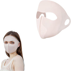 UPF 50+ Sun Protection Face Mask for Women Ice Silk Breathable UV Face Shield Mask Cover for Cycling Hiking Outdoor Sports