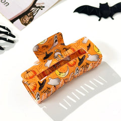 Halloween Hair Clips - Fun Black Bat Alloy Hair Claw Designs Cute Hair Accessories Strong Hold Jaw Clip Halloween Hair Claw Clips Decorations for Women Girls