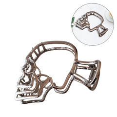 Novelty Skull Shape Claw Clip Hair Claw for Adult Kids Halloween Hair Clip Hair Grip Cosplay Costume Hair Styling Tool