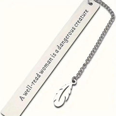 Metal Bookmark Graduation Birthday Gift, Cute Bookmark Gift for Women Men Book Fans Friend (Be Still and Know That I am God)