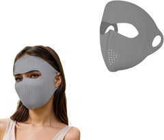 UPF 50+ Sun Protection Face Mask for Women Ice Silk Breathable UV Face Shield Mask Cover for Cycling Hiking Outdoor Sports