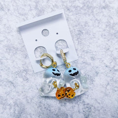 halloween Earrings Cute Spooky Ghost Pumpkin for Women Earrings Dangle Fun Jewelry Gifts Fashion Earring Jewelry