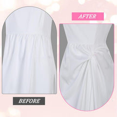 TIESOME 6 Pcs Women’s Clothing Cinch Clips, Waist Cincher Clip Invisible Dress Shirt Cinch Clip Accessories for Women Slimming Down-Hidden Dresses T-Shirts Blouses