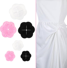 TIESOME 6 Pcs Women’s Clothing Cinch Clips, Waist Cincher Clip Invisible Dress Shirt Cinch Clip Accessories for Women Slimming Down-Hidden Dresses T-Shirts Blouses