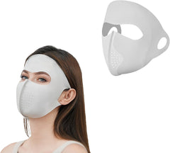 UPF 50+ Sun Protection Face Mask for Women Ice Silk Breathable UV Face Shield Mask Cover for Cycling Hiking Outdoor Sports