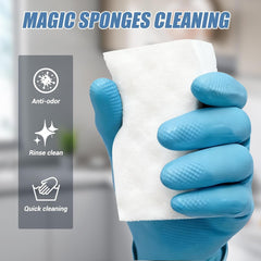 50 Pcs Magic Sponges Cleaning - Efficient decontamination, Multifunctional Melamine Sponge Suitable for Kitchen, Shoe,Send,Floor,Send Goods from Local Warehouse (50)