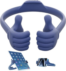 Honsky Cell Phone Stand Holder, Thumbs Up Lazy Phone Stand, Universal Adjustable Flexible, Cute Perfect Stocking Stuffers Gifts for Teen Girls, Compatible with Cell Phones & Tablets,Deep Red