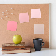 Sticky Notes 3x3 Inches,Light Pink Self-Stick Pads, Easy to Post for Home, Office, Notebook, 1 Pads