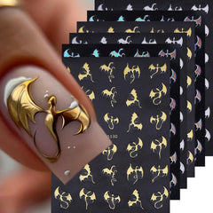 6 Sheets Halloween Nail Art Stickers Decals Cute Orange Flowers Ghost Black Cats Nail Stickers Horror Blood Eyeball Nail Design Adhesive Sliders Halloween Nail Art Supplies for Women DIY Manicure