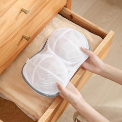 Mesh Laundry Bags for Washing Machine Durable Zippered Bags for Bra and Underwear Lingerie Wash Bags with 3D Bracket Bra Washer Protector Travel Use