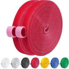 IFNOW 32FT Reusable Fastening Tape Cable Ties Double-Sided Hook-and-Loop Cable Management Tape Strength and Durability 0.4''/Width (Green, 0.4''/32FT,1PCS)