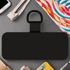 Black Phone Tether Patch Cell Phone Lanyard Patch Strap Parts Replacement Tether Tab Patches For Phone, Safety Connect Piece, Metal, Fits All Smartphones Lanyards and Wrist Straps Accessories