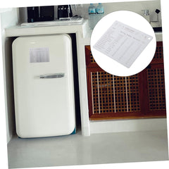 Stainless Steel Refrigerator Magnetic Conversion Magnet Kitchen Conversion Table Baking Measurement Chart Reusable Wall Hanger