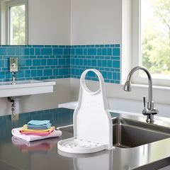 1 Pc white Detergent Dispenser Drip Tray For Fabric Softener Container Laundry Detergent Drip Catch Cup Holder Laundry Detergent Cup(15cm*8.8cm*8cm)