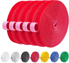 IFNOW 32FT Reusable Fastening Tape Cable Ties Double-Sided Hook-and-Loop Cable Management Tape Strength and Durability 0.4''/Width (Green, 0.4''/32FT,1PCS)