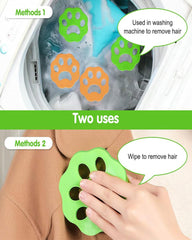 Pet Hair Remover for Laundry-Reusable Laundry for Pet Hair Washing Catcher, for Pet Hair, Lint & Waste Paper, for Dog Cat, with A Set of Gloves
