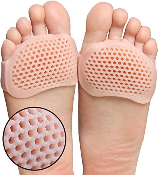 Metatarsal Pads 4 Pcs Ball of Foot Cushions for Rapid Pain Relief -Soft Sole Soft Gel Ball