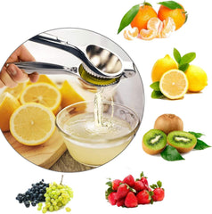 Lemon Squeezer Stainless Steel, with Premium Quality Heavy Duty Solid Metal Squeezer Bowl, Perfect for Juicing Oranges & Lemons.