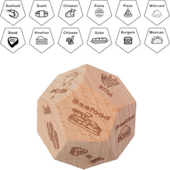 Food Decision Dice, Date Night Dice for Couples, Date Night Ideas Food Dice, Valentines Day Ideas for Boyfriend, Mens, Husband, Adults, Him and Her