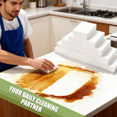 2X Density Magic Sponge Eraser, 20 Pack Multi-Purpose Cleaning Pads for Kitchen, Bathroom, Walls & Dishes, Melamine Sponges for Tough Stains & Grease