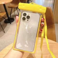 Universal 7.5 Inches Big Size Crossbody PVC Waterproof Pouch Bag for Mobile Phones