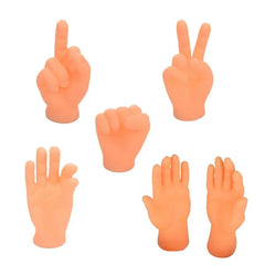 Teasing Cat Finger Set Toy Pet Finger Gloves Funny Hands Massage Tool Finger Silicone Glove