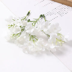 KEWEI 973 Wholesale Price Artificial Mini Hydrangea Silk Flower Wedding DIY Small Hydrangea Decoration