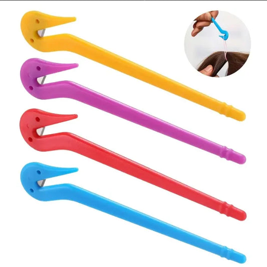 Elastic Hair Bands Remover Cutter Pain Free Remover Tools for Women Girls Disposable Rubber Hair Tie Remover Styling Accessory