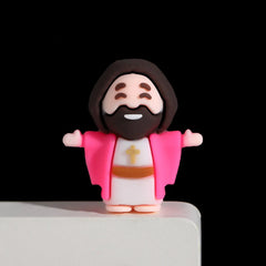 Jesus Catholic Religious Statue Set Plastic Crafts for Home Decoration for Christmas Easter Holiday
